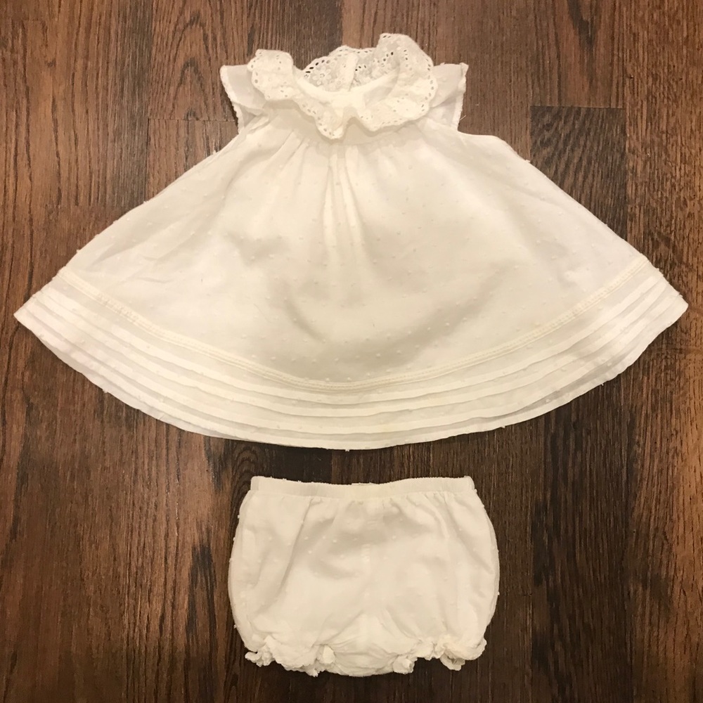 Camilla Baby Dress and Bloomers (Size 3-6 Mos.)